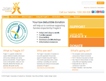 Tablet Screenshot of fragilex.org.au